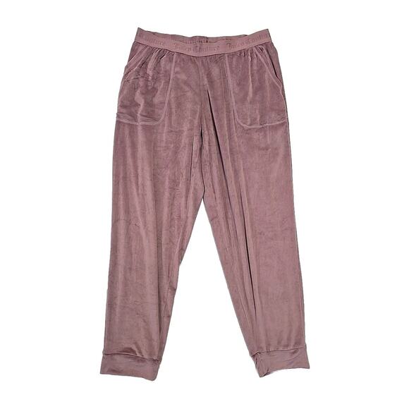 Juicy Couture Women's Bling Bottom Velvety Soft Pajama Pants M Loungewear Pink - Picture 1 of 7